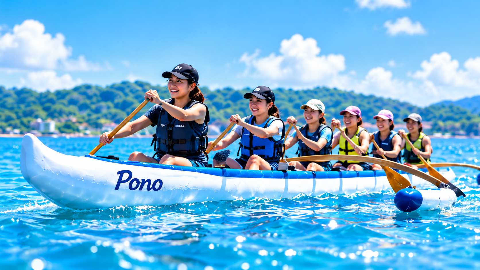 Pono アウトリガーカヌー